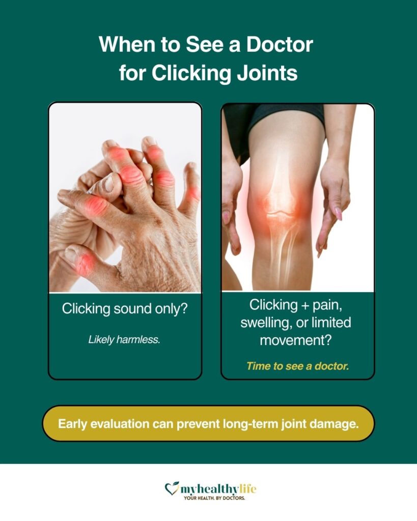 When to See a Doctor for Clicking Joints